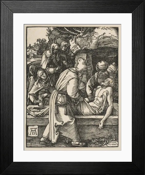 Framed Print : The Deposition, from The Small Passion, ca. 1509. Creator: Albrecht Durer Framed Print : The Deposition, from The Small Passion, ca. 1509. Creator: Albrecht Durer