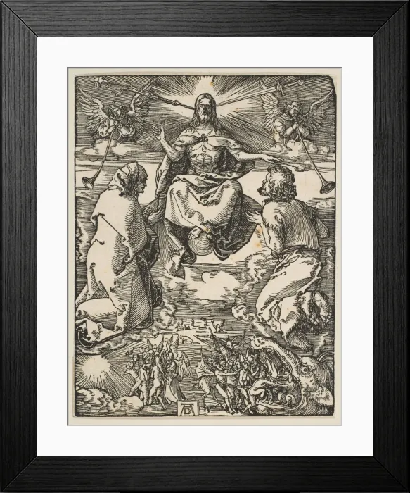 Framed Print : The Last Judgment, from The Small Passion, ca. 1510. Creator: Albrecht Durer Framed Print : The Last Judgment, from The Small Passion, ca. 1510. Creator: Albrecht Durer