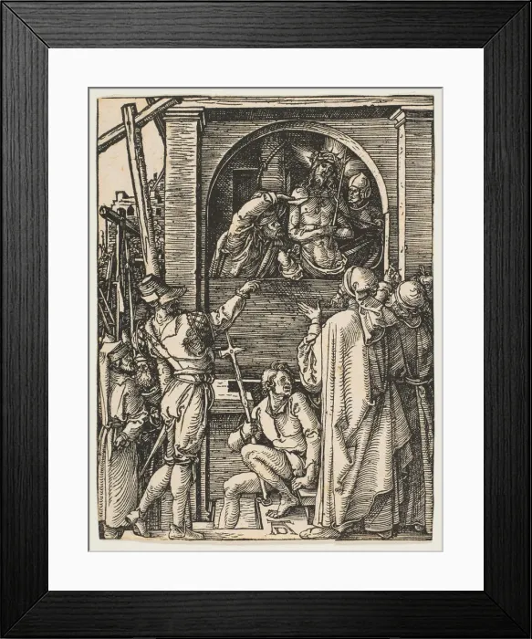 Framed Print : Ecco Homo, from The Small Passion, ca. 1509. Creator: Albrecht Durer Framed Print : Ecco Homo, from The Small Passion, ca. 1509. Creator: Albrecht Durer