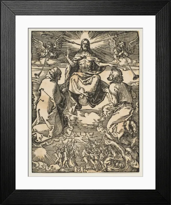 Framed Print : The Last Judgment, from The Small Passion, ca. 1510. Creator: Albrecht Durer Framed Print : The Last Judgment, from The Small Passion, ca. 1510. Creator: Albrecht Durer