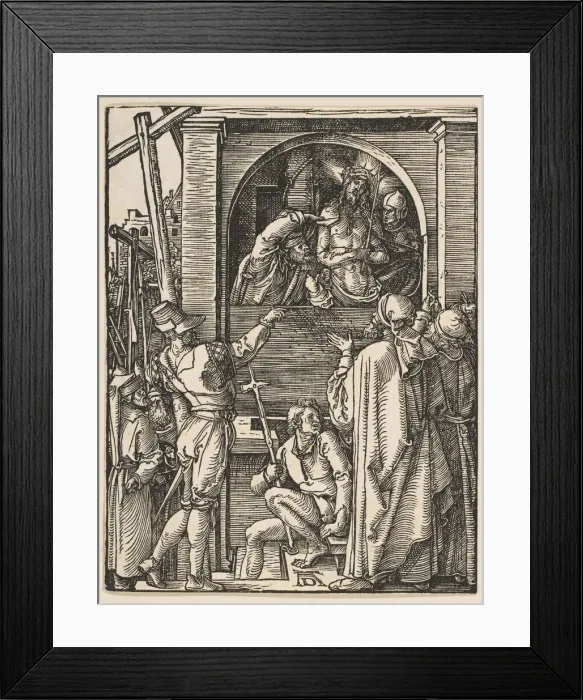 Framed Print : Ecce Homo, from The Small Passion, ca. 1509. Creator: Albrecht Durer Framed Print : Ecce Homo, from The Small Passion, ca. 1509. Creator: Albrecht Durer