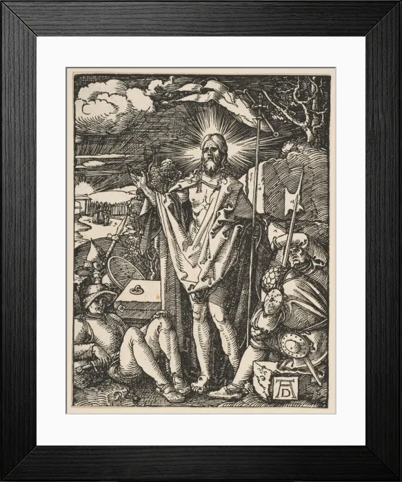 Framed Print : The Resurrection, from The Little Passion, ca. 1510. Creator: Albrecht Durer Framed Print : The Resurrection, from The Little Passion, ca. 1510. Creator: Albrecht Durer