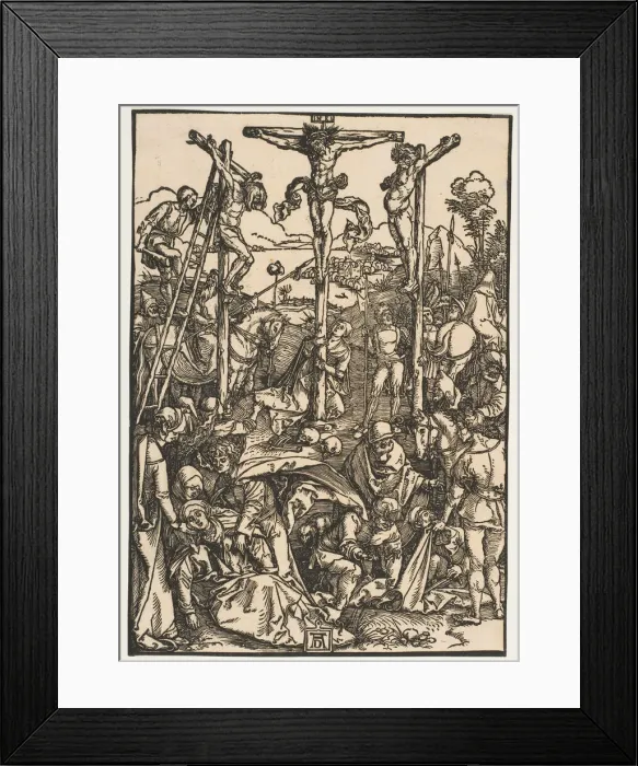 Framed Print : Calvary with the Three Crosses, ca. 1503. Creator: Albrecht Durer Framed Print : Calvary with the Three Crosses, ca. 1503. Creator: Albrecht Durer