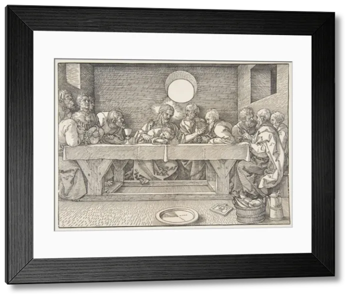 Framed Print : The Last Supper, 1523. Creator: Albrecht Durer Framed Print : The Last Supper, 1523. Creator: Albrecht Durer