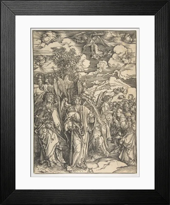 Framed Print : The Four Angels Holding the Winds, from The Apocalypse, German Edition, 1498, ca. 1498 Framed Print : The Four Angels Holding the Winds, from The Apocalypse, German Edition, 1498, ca. 1498