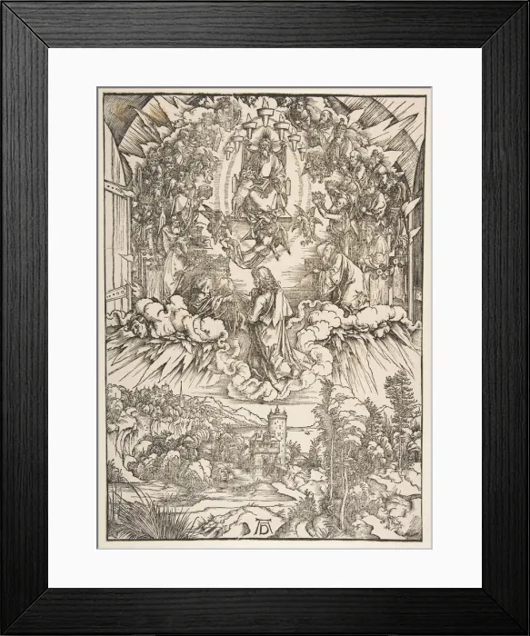 Framed Print : Saint John before God and the Elders, from The Apocalypse, ca. 1496 Framed Print : Saint John before God and the Elders, from The Apocalypse, ca. 1496