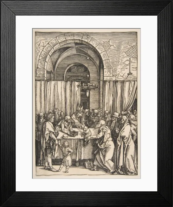 Framed Print : The Rejection of Joachims Offering, from The Life of the Virgin, ca. 1504 Framed Print : The Rejection of Joachims Offering, from The Life of the Virgin, ca. 1504