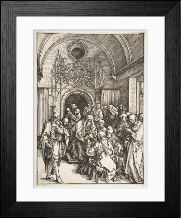 Framed Print : The Circumcision, from The Life of the Virgin. n. d. Creator: Albrecht Durer Framed Print : The Circumcision, from The Life of the Virgin. n. d. Creator: Albrecht Durer