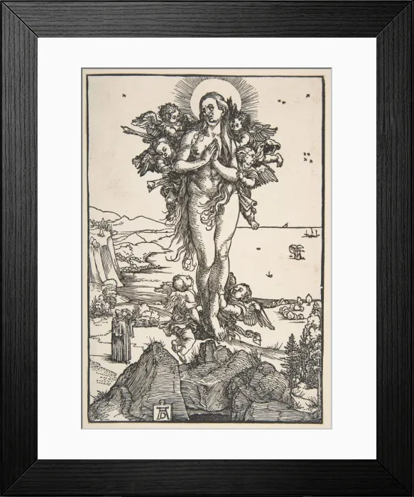 Framed Print : The Ecstasy of Saint Mary Magdalen. n. d. Creator: Albrecht Durer Framed Print : The Ecstasy of Saint Mary Magdalen. n. d. Creator: Albrecht Durer