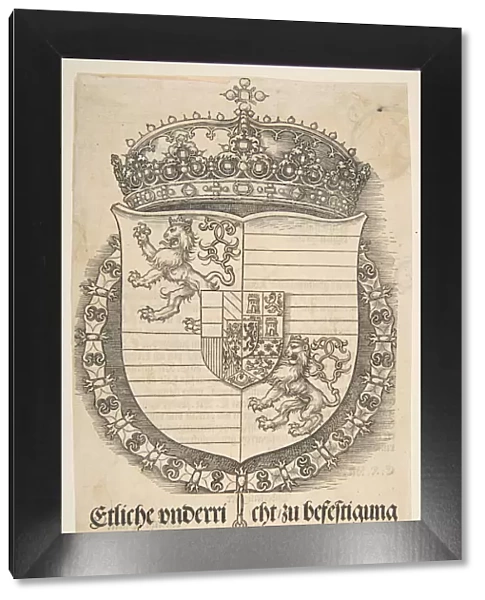 The Arms of Ferdinand I, King of Hungary and Bohemia. n. d. Creator: Albrecht Durer