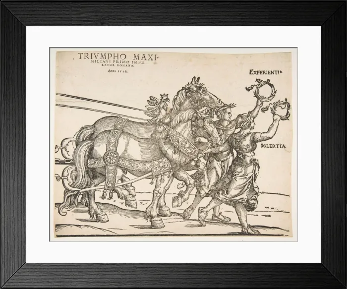 Framed Print : The Great Triumphal Car, eight sheet. n. d. Creator: Unknown Framed Print : The Great Triumphal Car, eight sheet. n. d. Creator: Unknown