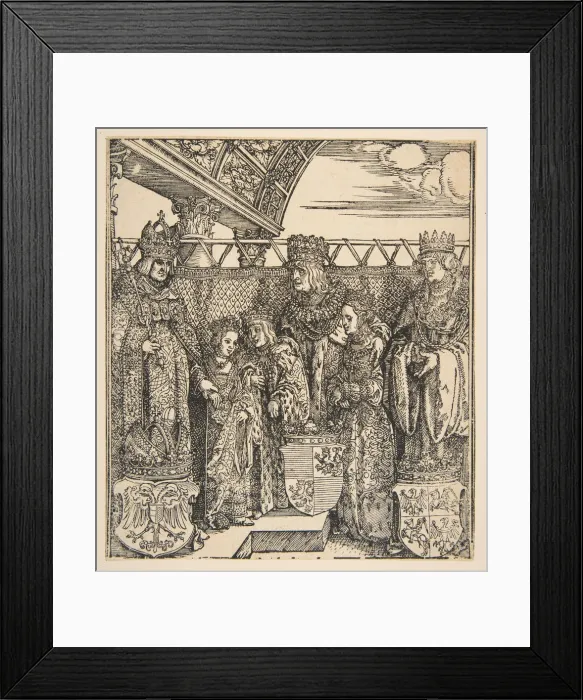 Framed Print : The Congress of Princes at Vienna. n. d. Creator: Albrecht Durer