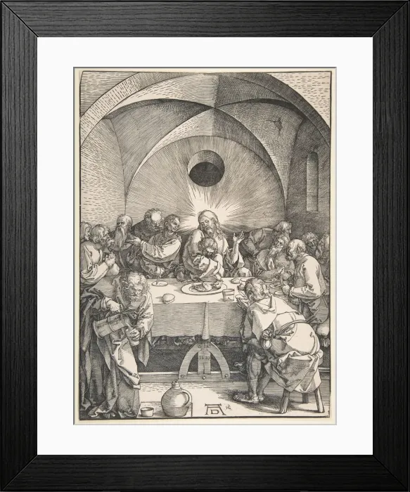 Framed Print : The Last Supper, 1510. Creator: Albrecht Durer Framed Print : The Last Supper, 1510. Creator: Albrecht Durer