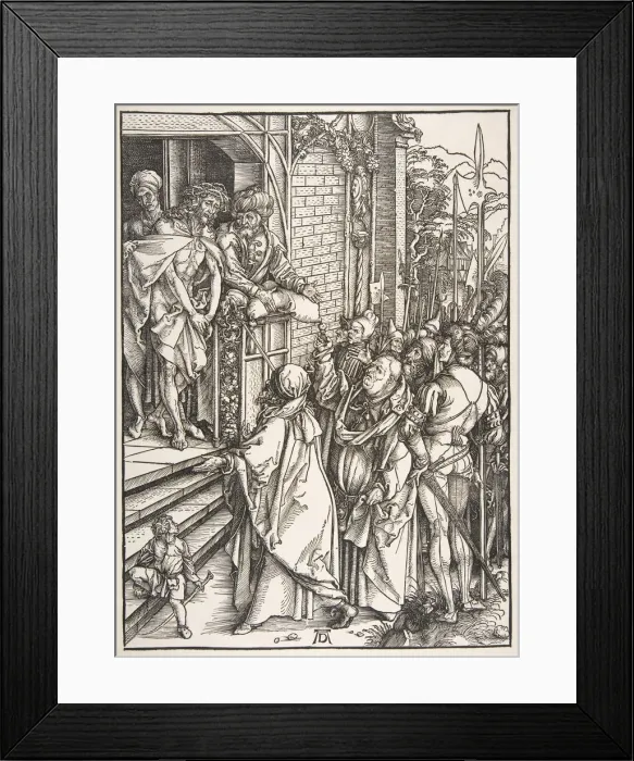 Framed Print : Ecce Homo, from the series The Large Passion, ca. 1498-99. Creator: Albrecht Durer Framed Print : Ecce Homo, from the series The Large Passion, ca. 1498-99. Creator: Albrecht Durer
