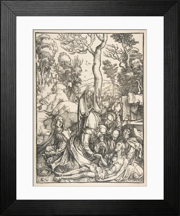 Framed Print : The Lamentation, from The Large Passion. n. d. Creator: Albrecht Durer Framed Print : The Lamentation, from The Large Passion. n. d. Creator: Albrecht Durer