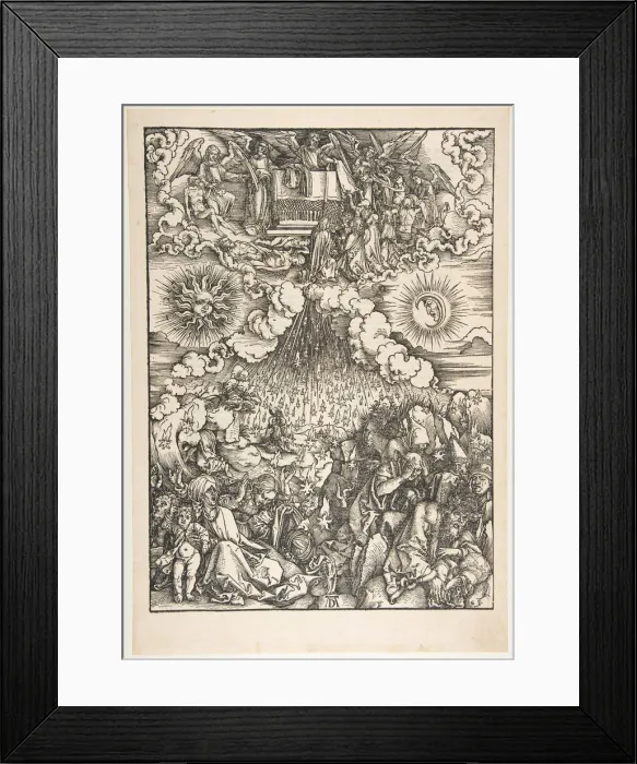 Framed Print : The Opening of the Fifth and Sixth Seals, from the Apocalypse. n. d Framed Print : The Opening of the Fifth and Sixth Seals, from the Apocalypse. n. d