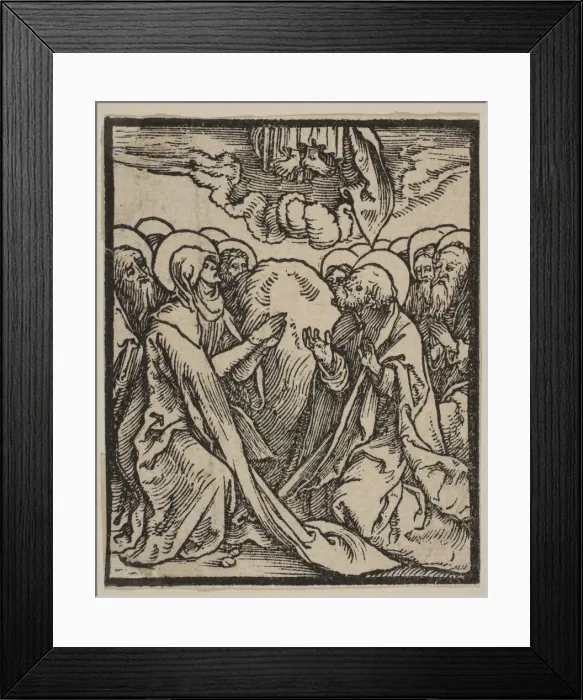 Framed Print : The Ascension. n. d. Creator: Albrecht Durer Framed Print : The Ascension. n. d. Creator: Albrecht Durer