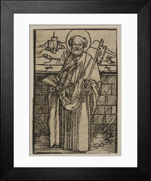 Framed Print : Saint Peter. n. d. Creator: Albrecht Durer Framed Print : Saint Peter. n. d. Creator: Albrecht Durer