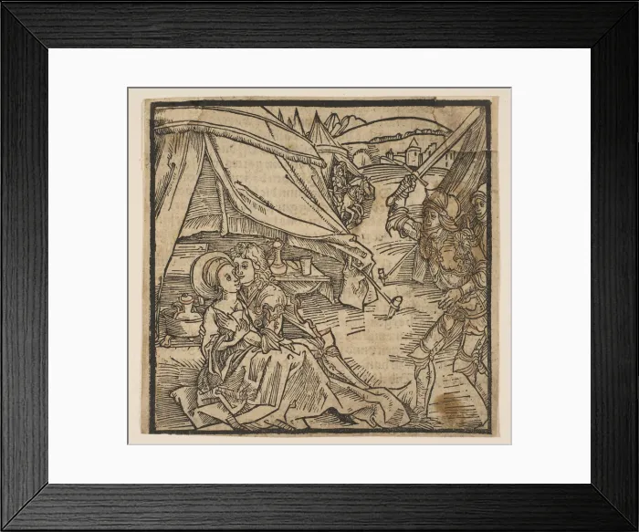 Framed Print : Illustration from the Ritter von Turn, 1493. n. d. Creator: Albrecht Durer Framed Print : Illustration from the Ritter von Turn, 1493. n. d. Creator: Albrecht Durer