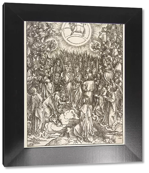 The Adoration of the Lamb, from the Apocalypse series. n. d. Creator: Albrecht Durer