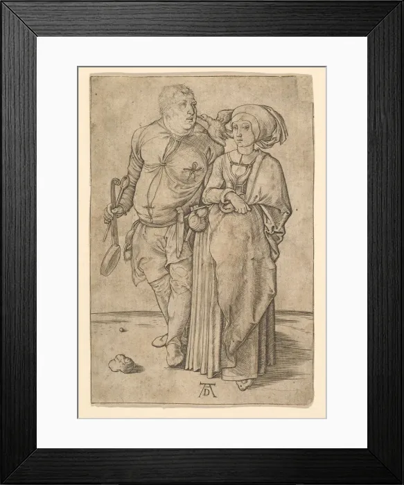 Framed Print : The Cook and His Wife (copy). n. d. Creator: Unknown Framed Print : The Cook and His Wife (copy). n. d. Creator: Unknown