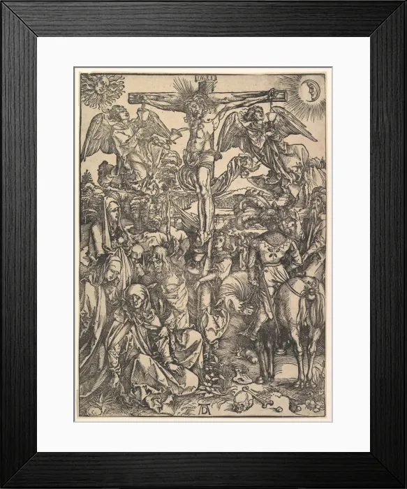 Framed Print : The Crucifixion, from The Large Passion, ca. 1498. Creator: Albrecht Durer Framed Print : The Crucifixion, from The Large Passion, ca. 1498. Creator: Albrecht Durer