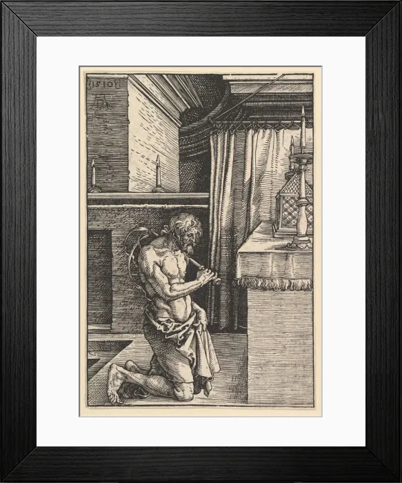Framed Print : The Penitent, 1510. Creator: Albrecht Durer Framed Print : The Penitent, 1510. Creator: Albrecht Durer