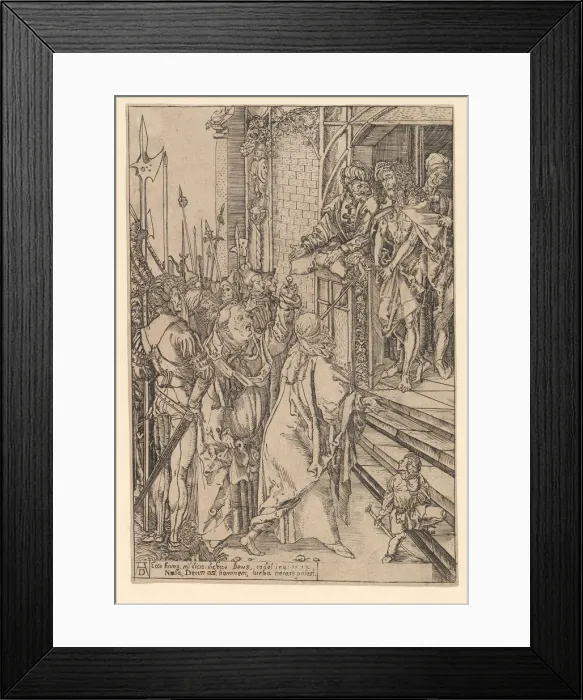 Framed Print : Ecce Homo (reverse copy). n. d. Creator: Unknown Framed Print : Ecce Homo (reverse copy). n. d. Creator: Unknown