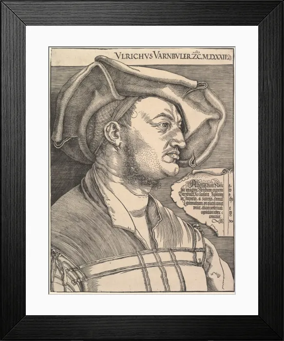 Framed Print : Ulrich Van Büler. n. d. Creator: Albrecht Durer Framed Print : Ulrich Van Büler. n. d. Creator: Albrecht Durer