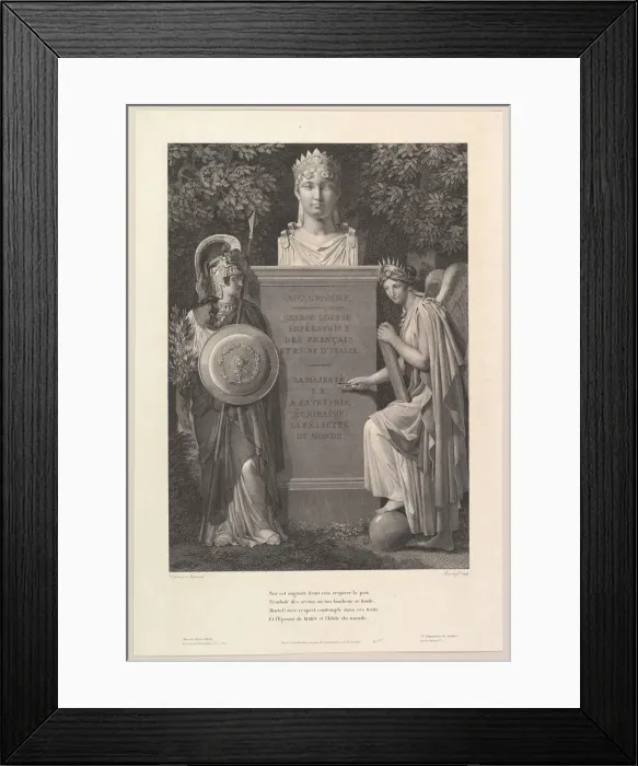 Framed Print : Marie Louise, Empress of the French, 1811. Creator: J. L. Benoist Framed Print : Marie Louise, Empress of the French, 1811. Creator: J. L. Benoist