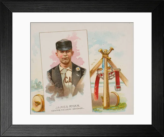 Framed Print : James Ryan, Center Fielder, Chicago, from Worlds Champions Framed Print : James Ryan, Center Fielder, Chicago, from Worlds Champions