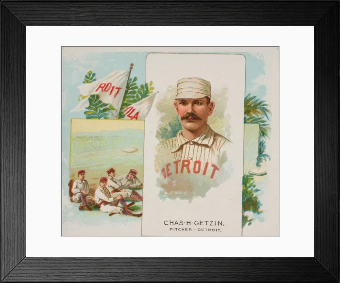 Framed Print : Charles H. Getzien, Pitcher, Detroit, from Worlds Champions Framed Print : Charles H. Getzien, Pitcher, Detroit, from Worlds Champions