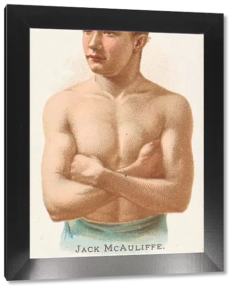 Jack McAuliffe, Pugilist, from Worlds Champions, Series 1 (N28) for Allen &