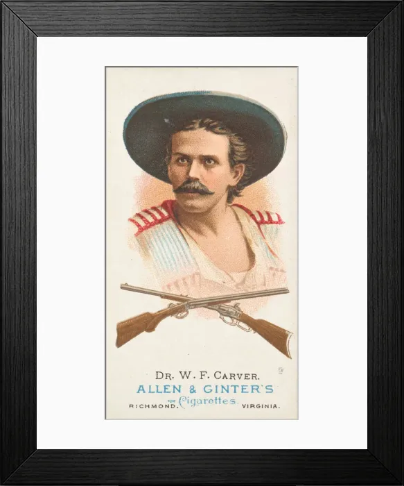 Framed Print : Dr. William Frank Carver, Rifle Shooter, from Worlds Champions Framed Print : Dr. William Frank Carver, Rifle Shooter, from Worlds Champions