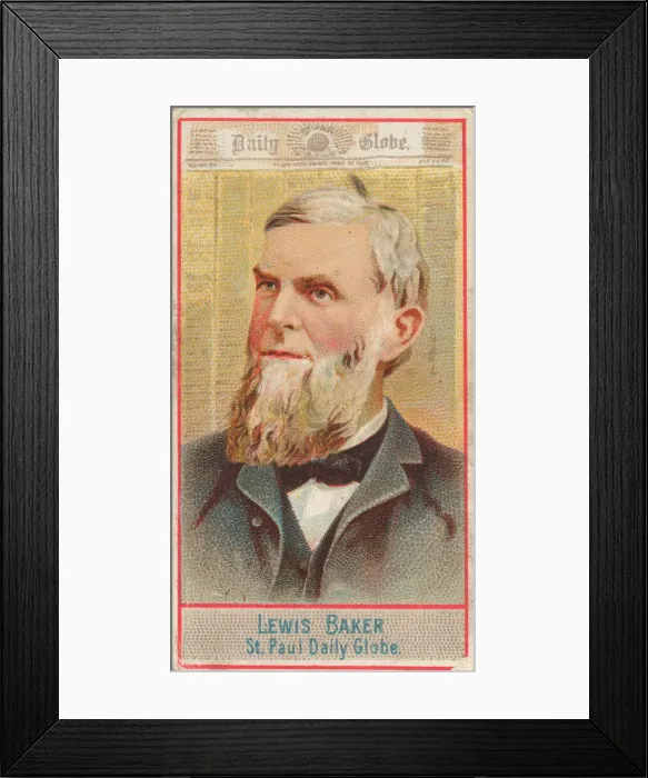 Framed Print : Lewis Baker, St. Paul Daily Globe, from the American Editors series (N1) for Allen &amp