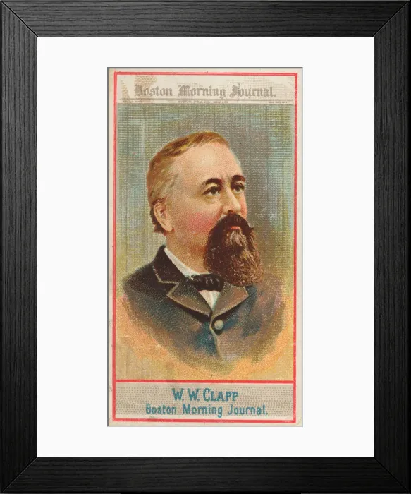 Framed Print : W. W. Clapp, Boston Morning Journal, from the American Editors series (N1) for Allen & Framed Print : W. W. Clapp, Boston Morning Journal, from the American Editors series (N1) for Allen &