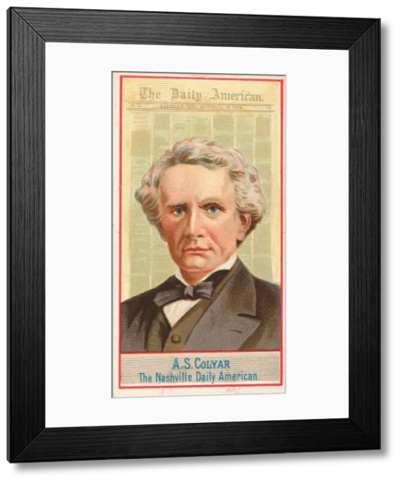 Framed Print : A. S. Colyar, The Nashville Daily American, from the American Editors series (N1