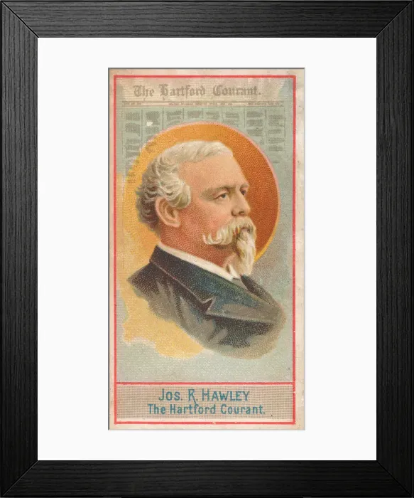 Framed Print : Joseph R. Hawley, The Hartford Courant, from the American Editors series (N1 Framed Print : Joseph R. Hawley, The Hartford Courant, from the American Editors series (N1