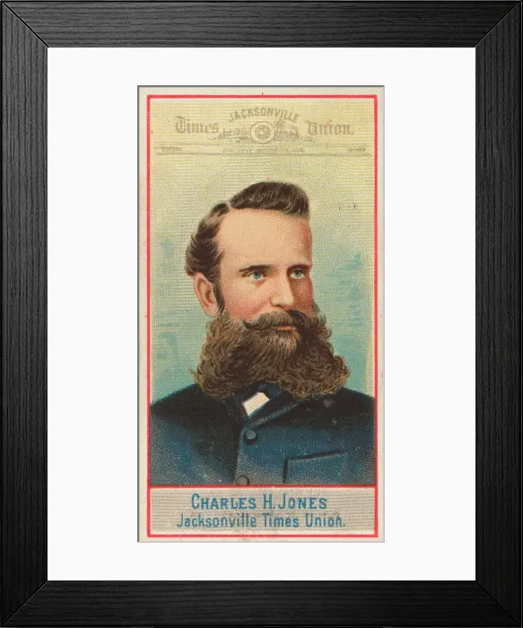 Framed Print : Charles H. Jones, Jacksonville Times Union, from the American Editors series (N1 Framed Print : Charles H. Jones, Jacksonville Times Union, from the American Editors series (N1