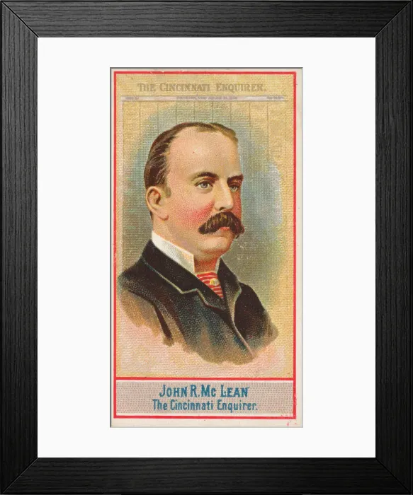 Framed Print : John R. McLean, The Cincinnati Enquirer, from the American Editors series (N1 Framed Print : John R. McLean, The Cincinnati Enquirer, from the American Editors series (N1