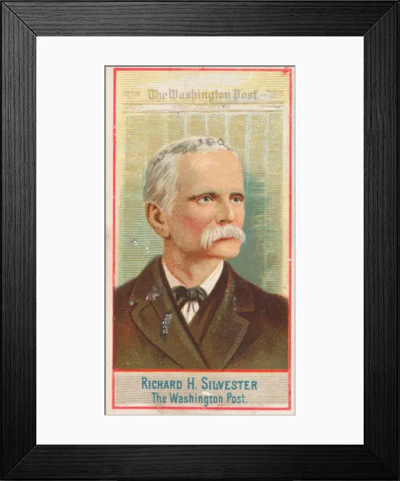 Framed Print : Richard H. Silvester, The Washington Post, from the American Editors series (N1 Framed Print : Richard H. Silvester, The Washington Post, from the American Editors series (N1