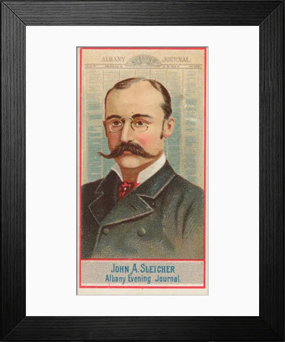 Framed Print : John A. Sleicher, Albany Evening Journal, from the American Editors series (N1 Framed Print : John A. Sleicher, Albany Evening Journal, from the American Editors series (N1