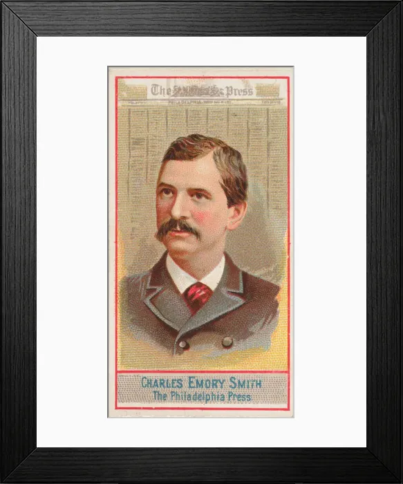 Framed Print : Charles Emory Smith, The Philadelphia Press, from the American Editors series (N1 Framed Print : Charles Emory Smith, The Philadelphia Press, from the American Editors series (N1