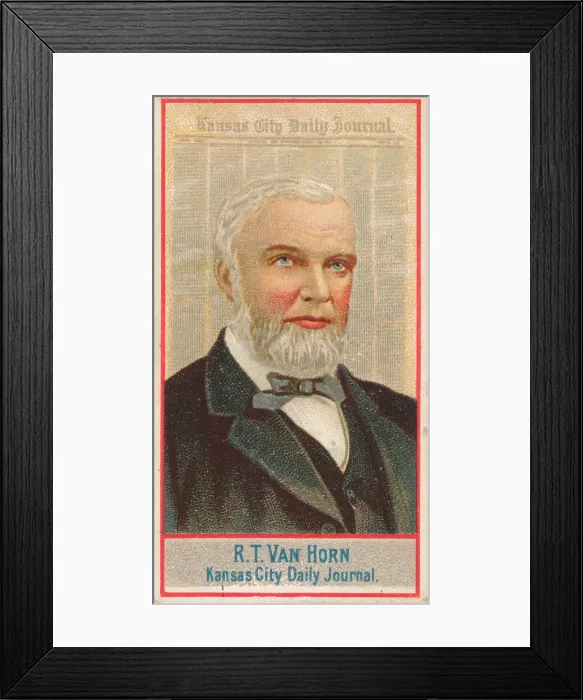 Framed Print : R. T. Van Horn, Kansas City Daily Journal, from the American Editors series (N1 Framed Print : R. T. Van Horn, Kansas City Daily Journal, from the American Editors series (N1
