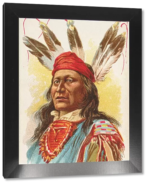 Rushing Bear, Pawnee, from the American Indian Chiefs series (N2) for Allen &