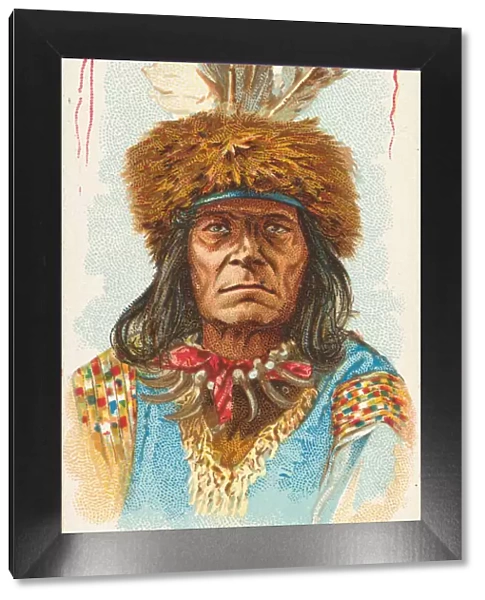 Big Razor, Blackfeet Sioux, from the American Indian Chiefs series (N2) for Allen &