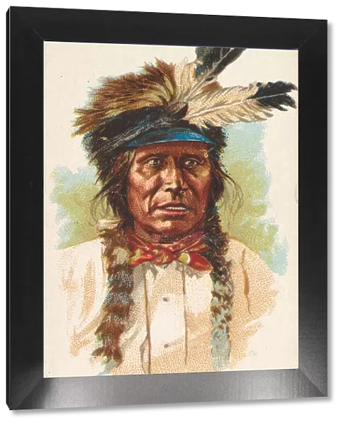 Red Thunder, Blackfeet Sioux, from the American Indian Chiefs series (N2) for Allen &