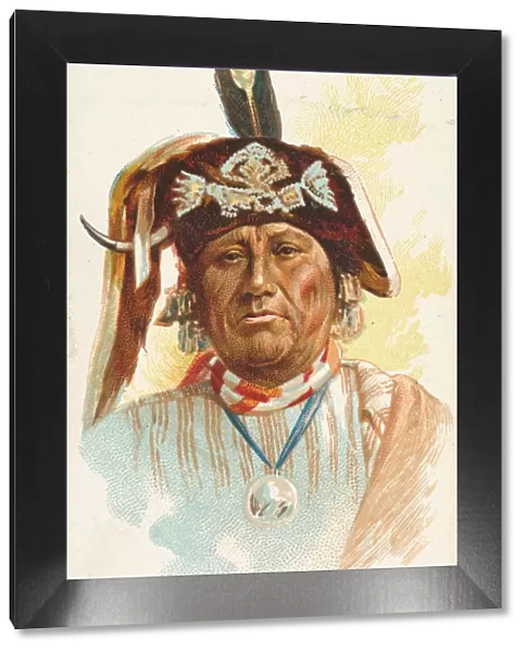 White Swan, Lower Yanktonas Sioux, from the American Indian Chiefs series (N2