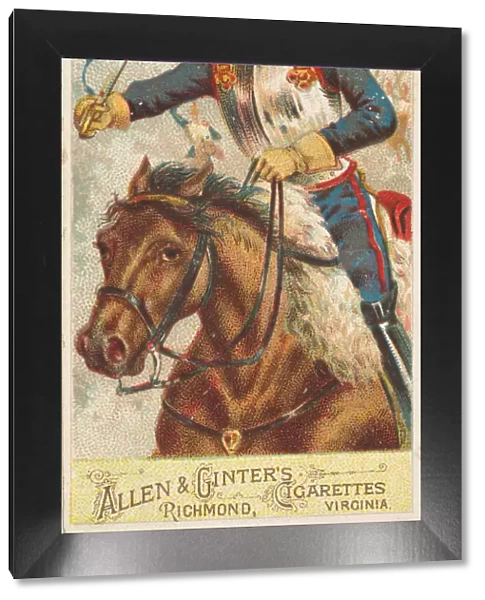 Saber, from the Arms of All Nations series (N3) for Allen & Ginter Cigarettes Brands