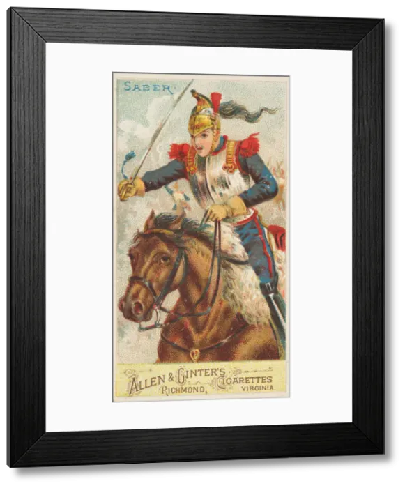 Framed Print : Saber, from the Arms of All Nations series (N3) for Allen & Ginter Cigarettes Brands Framed Print : Saber, from the Arms of All Nations series (N3) for Allen & Ginter Cigarettes Brands